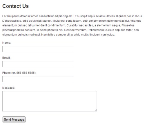Contact Form